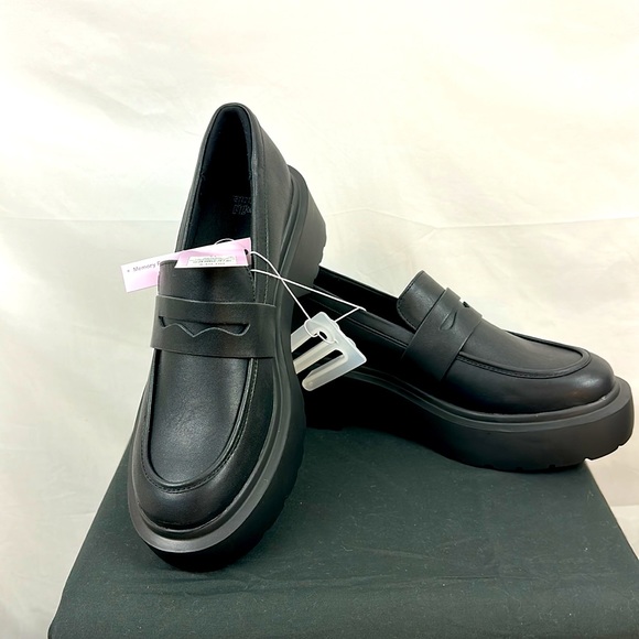 Wild fable Black Lacey Platform Loafer Size 11 - Picture 5 of 7